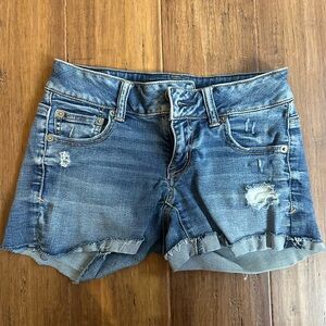 American eagle jean shorts